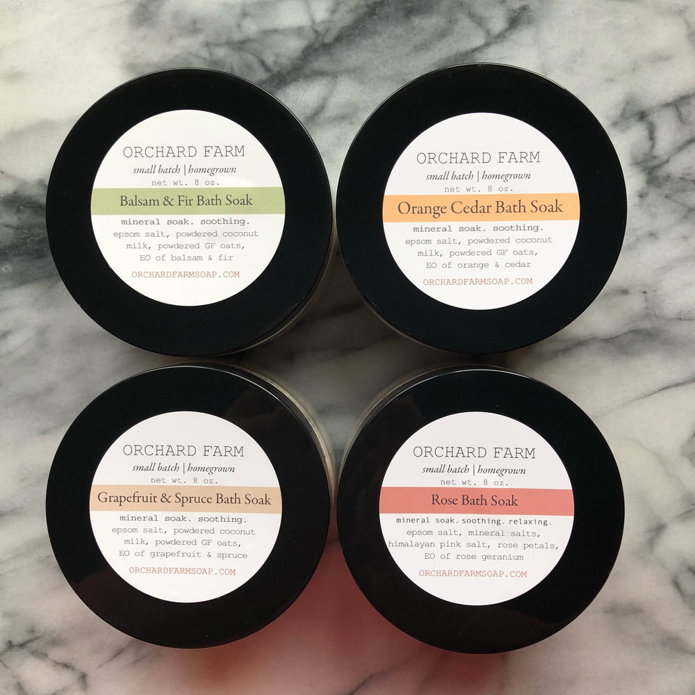 Orange Cedar Bath Soak// Relaxation