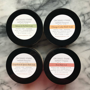 Orange Cedar Bath Soak// Relaxation