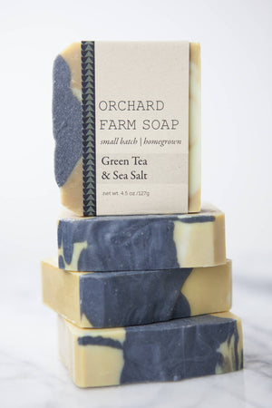 Green Tea+Sea Salt Soap// Activated Charcoal// Coconut Milk Bar
