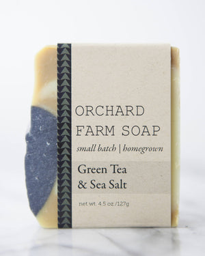 Green Tea+Sea Salt Soap// Activated Charcoal// Coconut Milk Bar
