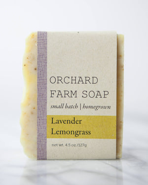 Lavender Lemongrass Soap//Homegrown Soap//Natural Soap