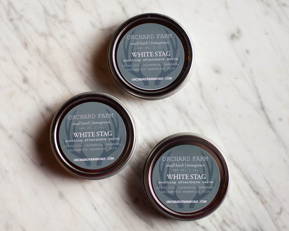 White Stag After Shave Salve//Natural Shave//Mens Facial Care