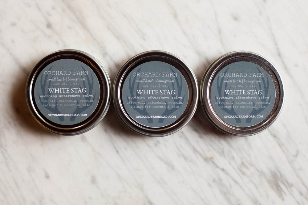 White Stag After Shave Salve//Natural Shave//Mens Facial Care