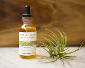 Cedar Grove Beard Oil//Mens Care//Natural Beard Care