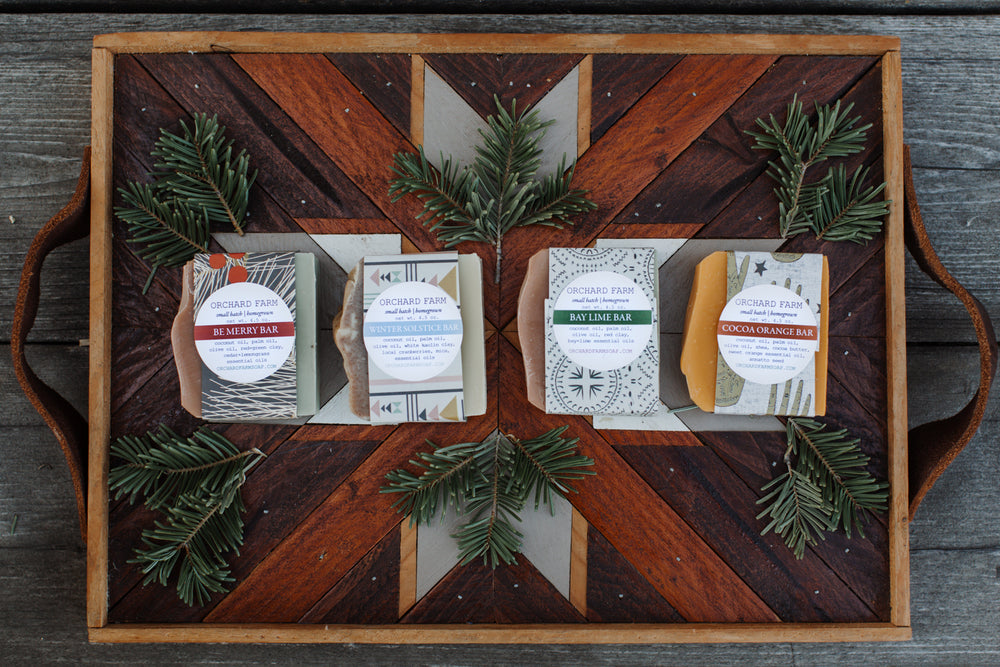 Be Merry holiday soap